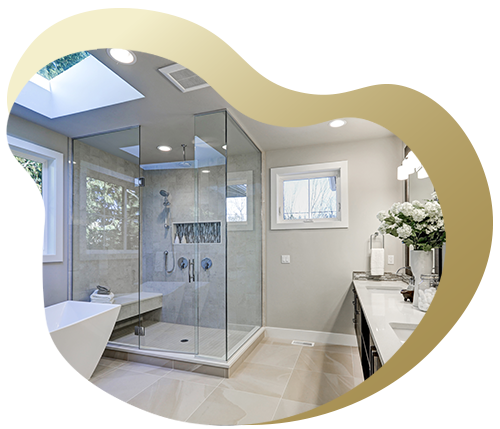 modern bathroom design featuring glass shower and bathtub with natural light and elegant decor 4 stylish features