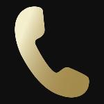 gold phone icon